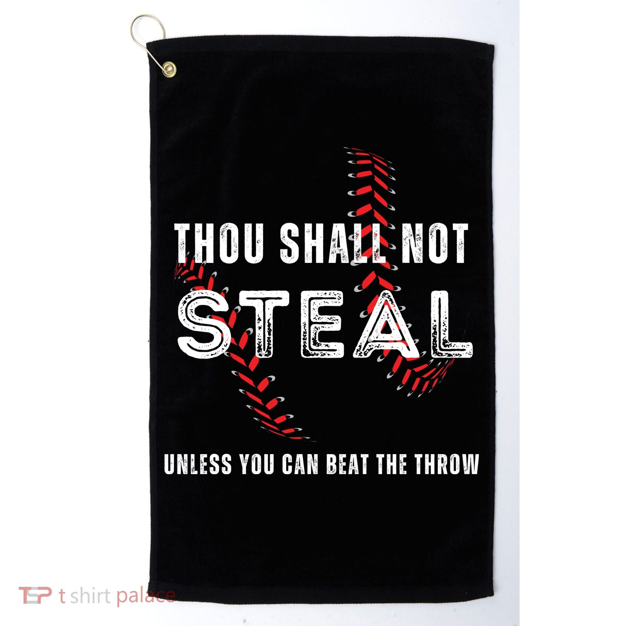 Thou Shall Not Steal Baseball Gift Golf Towel