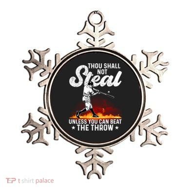 Thou Shall Not Steal Unless You Can Beat The Throw Baseball Gift Ornament