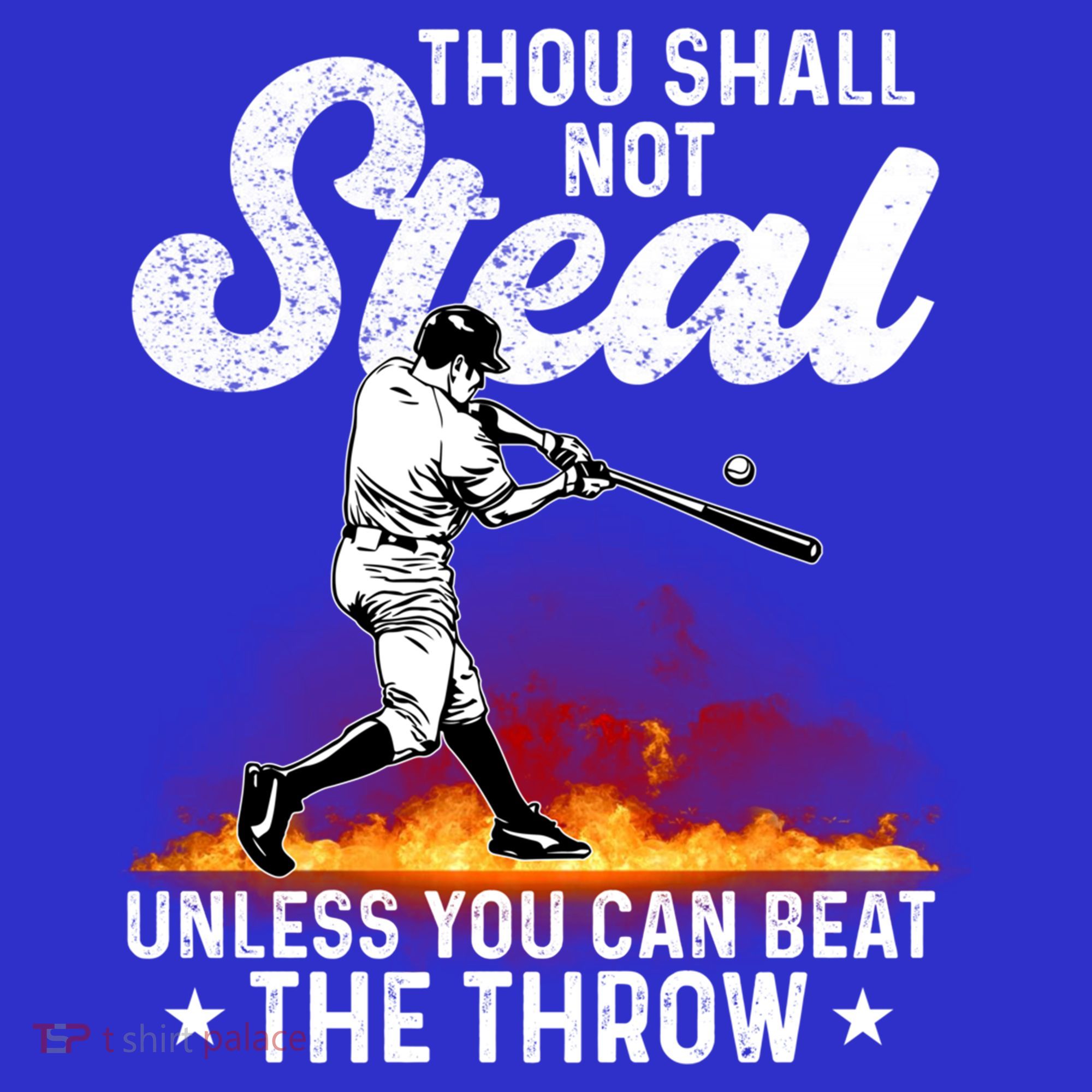 Thou Shall Not Steal Unless You Can Beat The Throw Baseball Gift Mousepad
