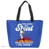 Thou Shall Not Steal Unless You Can Beat The Throw Baseball Gift Tote Bag thumb 0