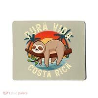 Tropical Sunset Nature Sloth Costa Rica Pura Vida Beach Gift Mousepad thumb 0