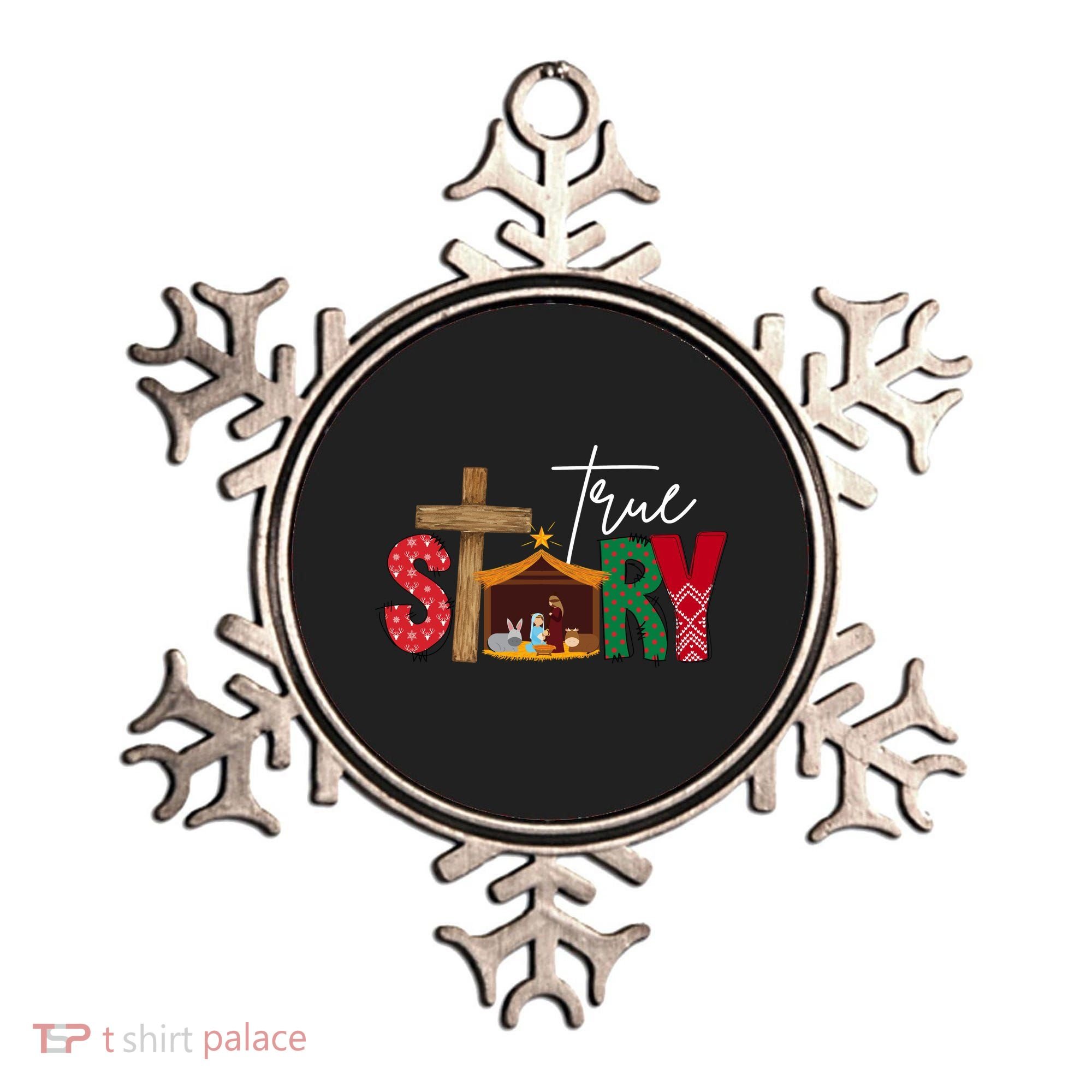 True Story Nativity Christmas Jesus Christian Ornament