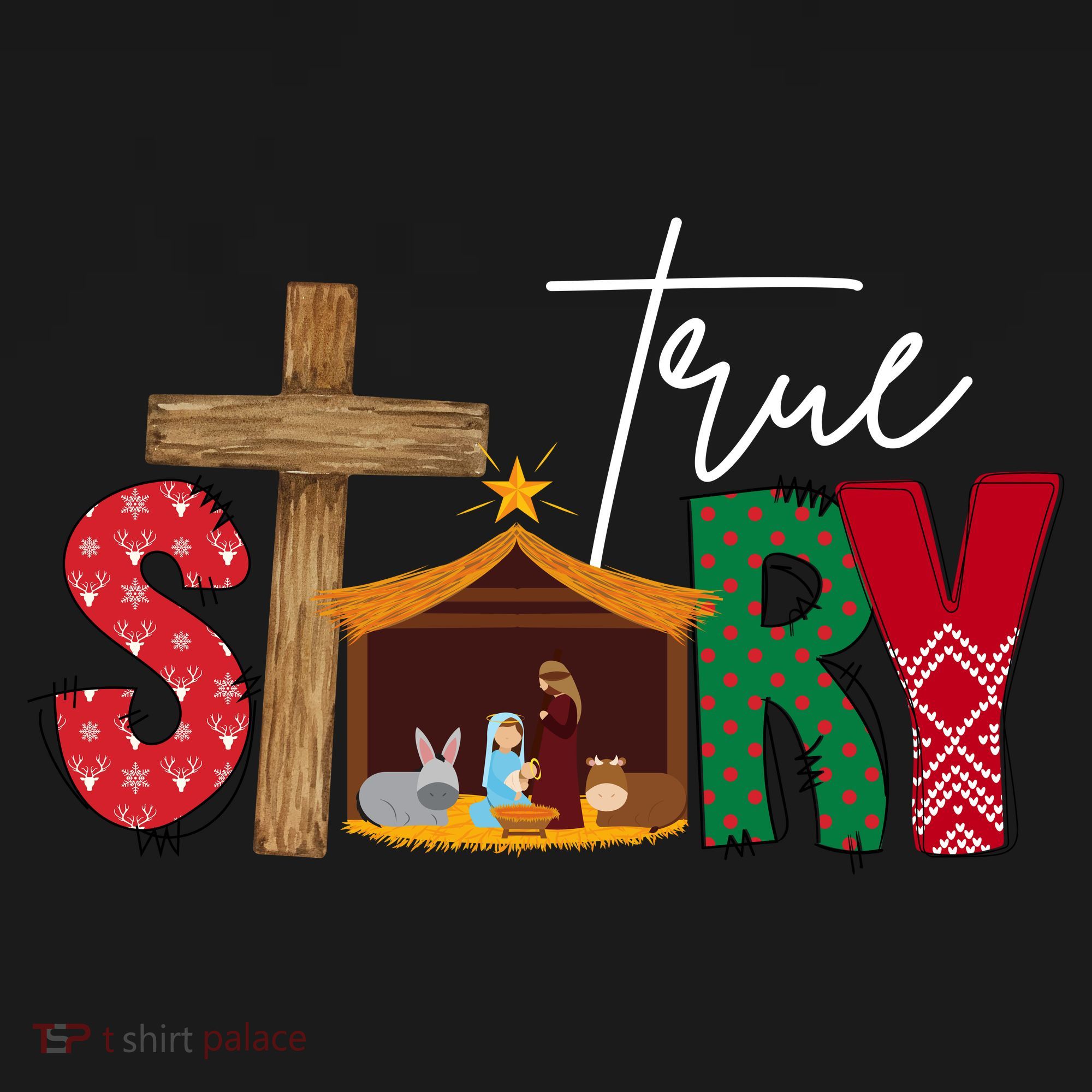 True Story Nativity Christmas Jesus Christian Visor