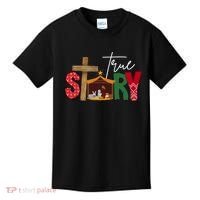 True Story Nativity Christmas Jesus Christian Kids T-Shirt thumb 0