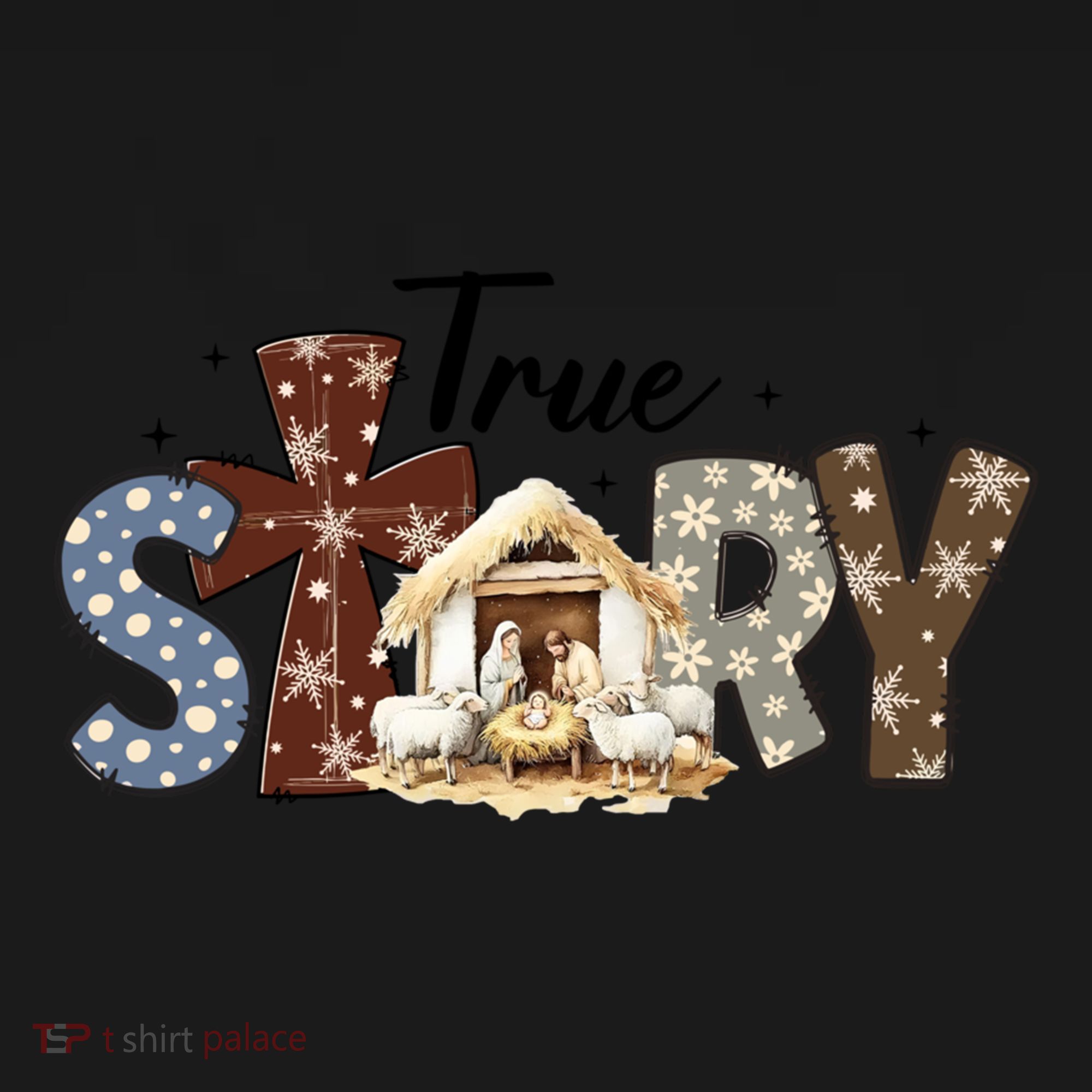 True Story Nativity Christmas Jesus Faith Based Christmas Gift Women's Hoodie