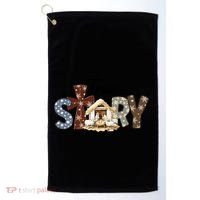 True Story Nativity Christmas Jesus Faith Based Christmas Gift Golf Towel thumb 0