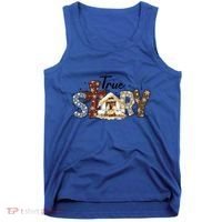 True Story Nativity Christmas Jesus Faith Based Christmas Gift Tank Top thumb 0