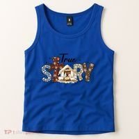 True Story Nativity Christmas Jesus Faith Based Christmas Gift Tank Top thumb 2
