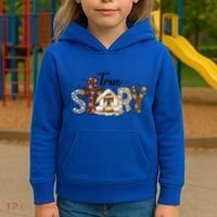 True Story Nativity Christmas Jesus Faith Based Christmas Gift Kids Hoodie thumb 3