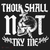 Thou Shall Not Try Me Women's Sweatshirt thumb 2