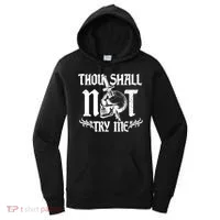Thou Shall Not Try Me Women's Hoodie thumb 0