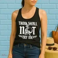 Thou Shall Not Try Me Women's Tank Top thumb 2