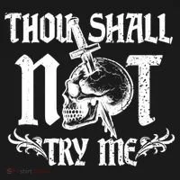 Thou Shall Not Try Me Women's Tank Top thumb 5