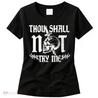 Thou Shall Not Try Me Women's T-Shirt thumb 0