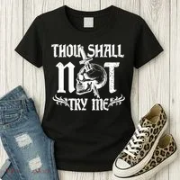 Thou Shall Not Try Me Women's T-Shirt thumb 3