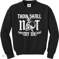Thou Shall Not Try Me Kids Sweatshirt thumb 0