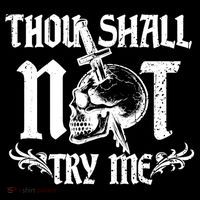Thou Shall Not Try Me Kids Long Sleeve Shirt thumb 2
