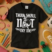 Thou Shall Not Try Me Kids T-Shirt thumb 3