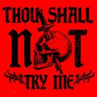 Thou Shall Not Try Me Santa Hat thumb 1
