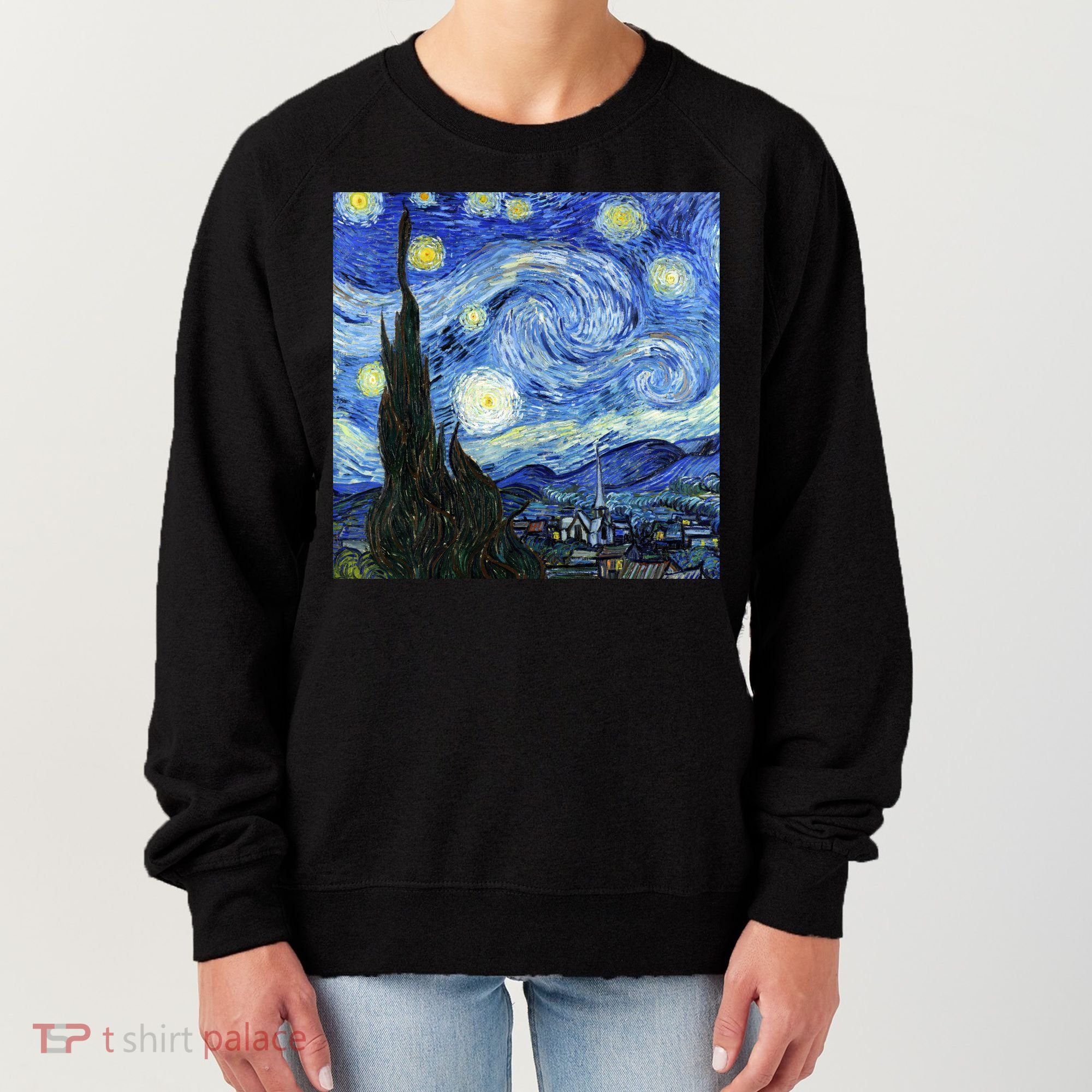 The Starry Night By Vincent Van Gogh Women's Sweatshirt
