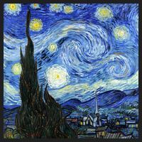 The Starry Night By Vincent Van Gogh Women's Sweatshirt thumb 2