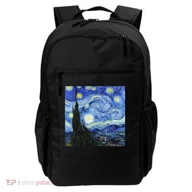 The Starry Night By Vincent Van Gogh Backpack