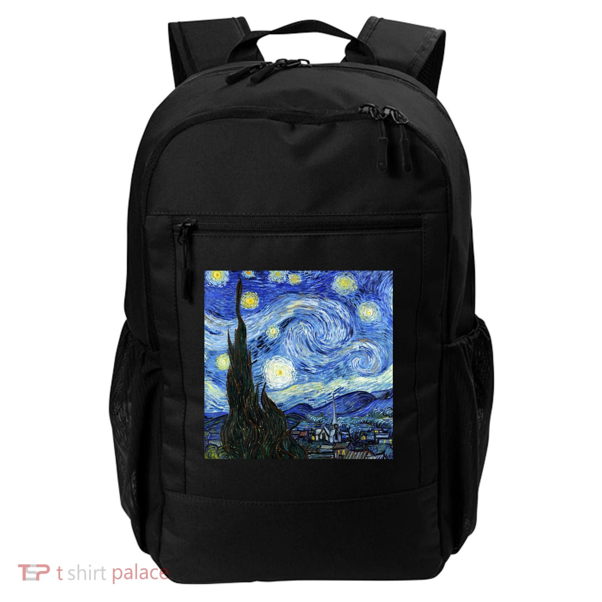 The Starry Night By Vincent Van Gogh Backpack