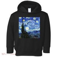 The Starry Night By Vincent Van Gogh Toddler Hoodie thumb 0