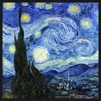 The Starry Night By Vincent Van Gogh Toddler Hoodie thumb 2