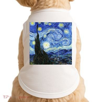 The Starry Night By Vincent Van Gogh Doggie Tank