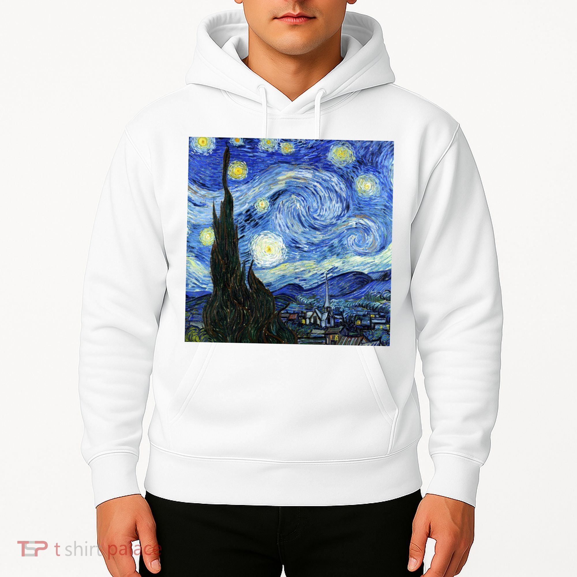 The Starry Night By Vincent Van Gogh Hoodie