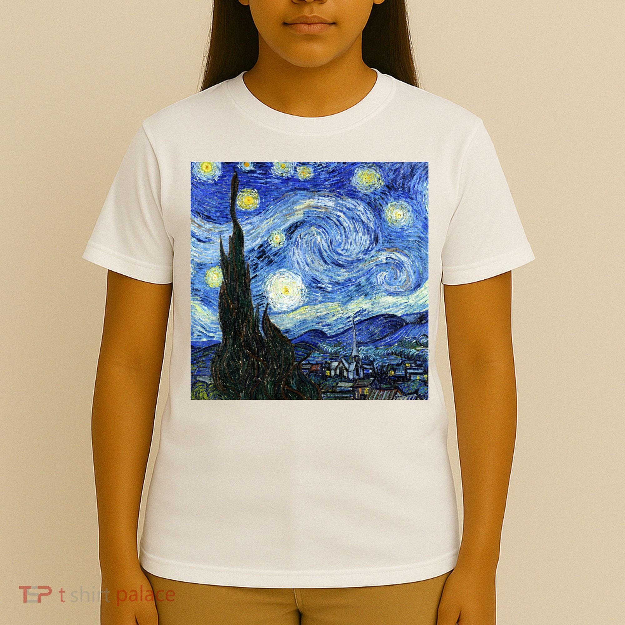 The Starry Night By Vincent Van Gogh T-Shirt