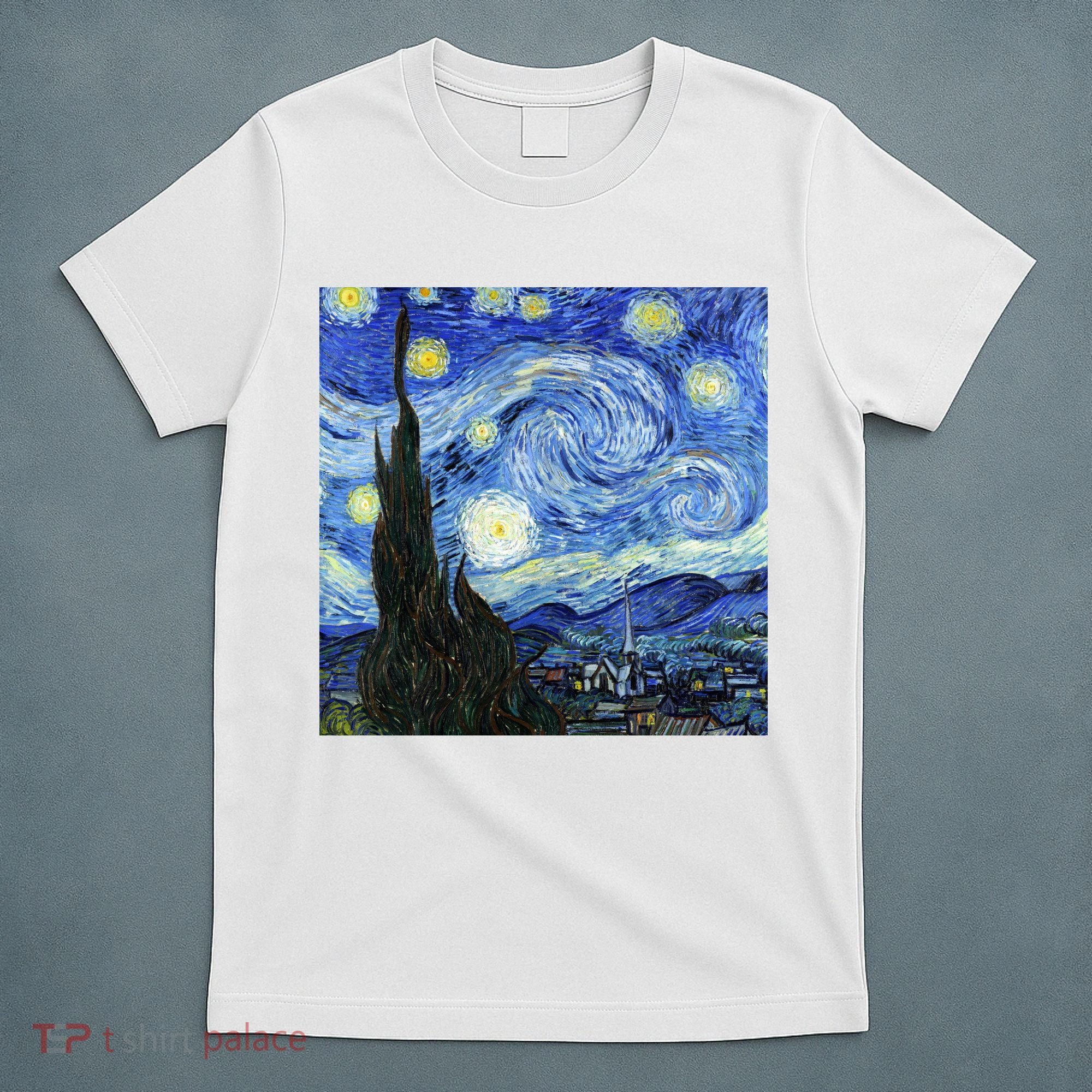 The Starry Night By Vincent Van Gogh T-Shirt