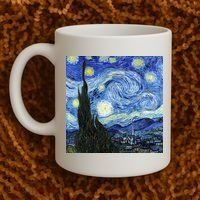 The Starry Night By Vincent Van Gogh Coffee Mug thumb 2