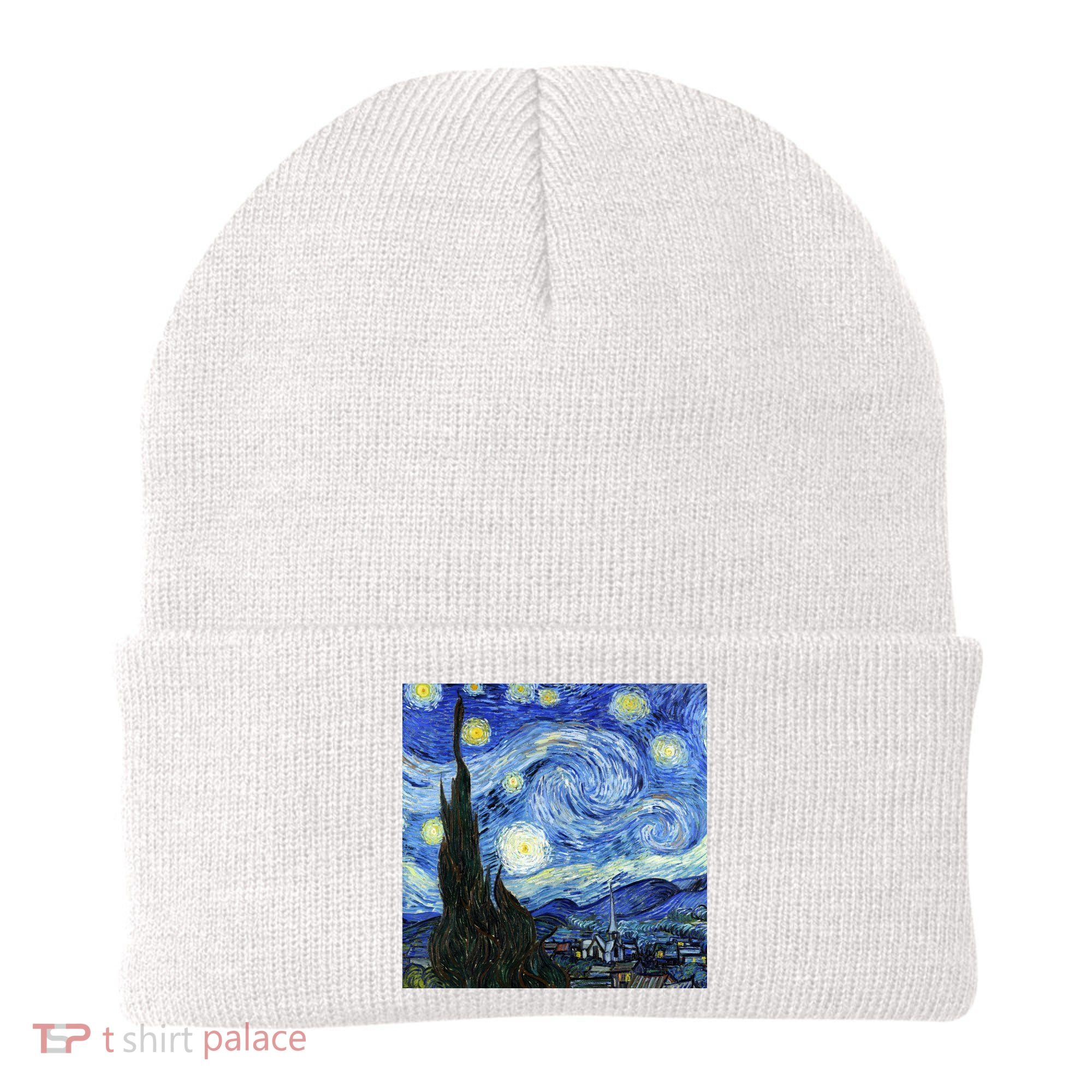 The Starry Night By Vincent Van Gogh Beanie