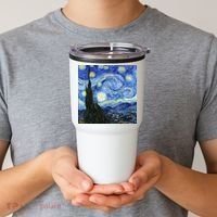 The Starry Night By Vincent Van Gogh Tumbler thumb 2