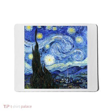 The Starry Night By Vincent Van Gogh Mousepad