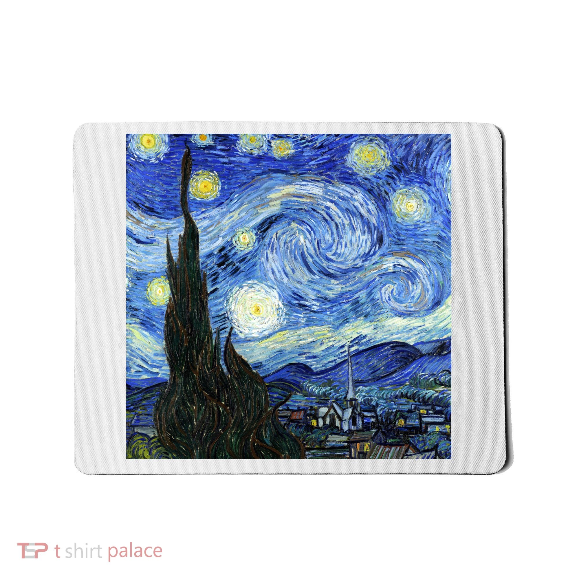 The Starry Night By Vincent Van Gogh Mousepad