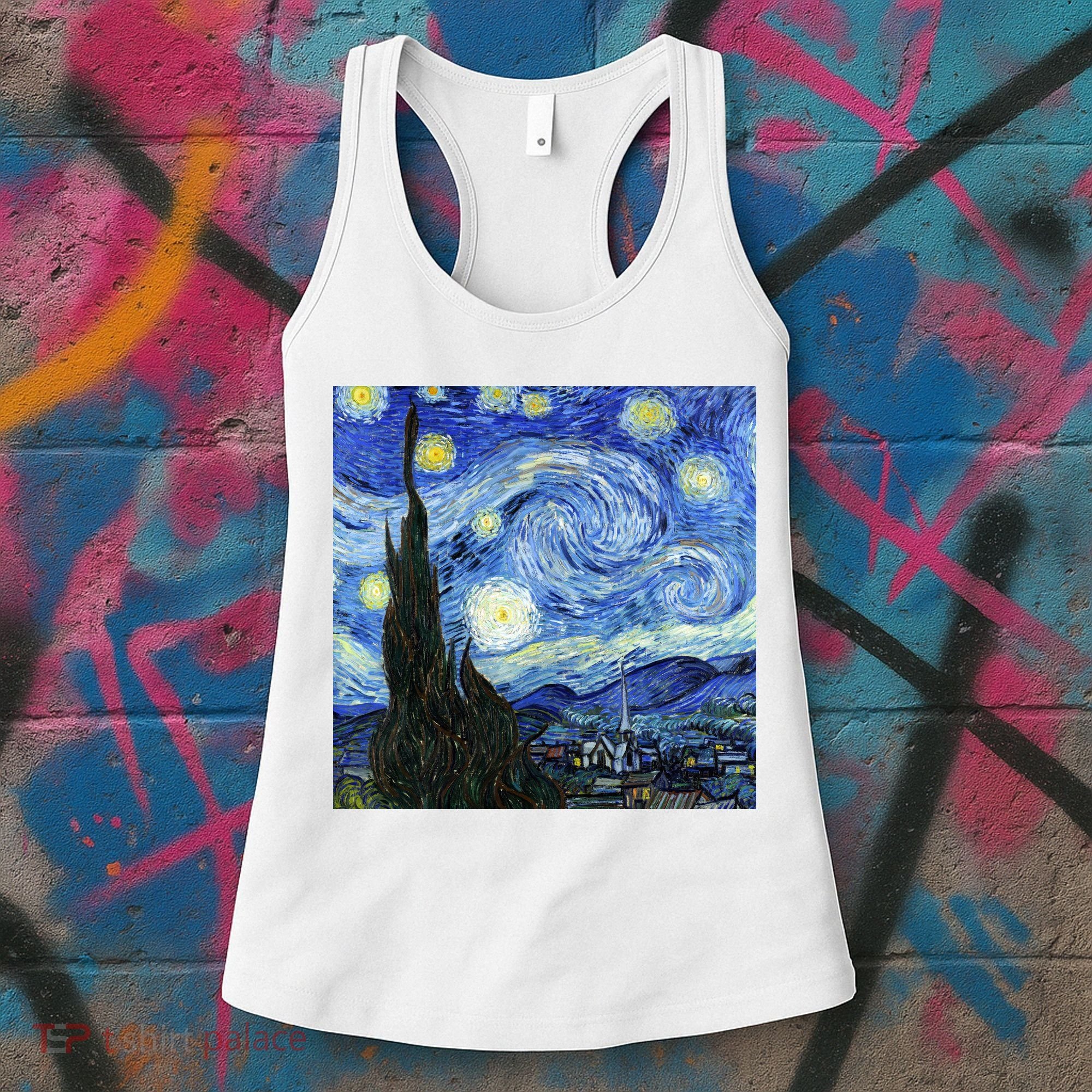 The Starry Night By Vincent Van Gogh Women's Tank Top