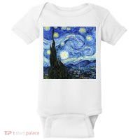 The Starry Night By Vincent Van Gogh Baby Bodysuit thumb 0