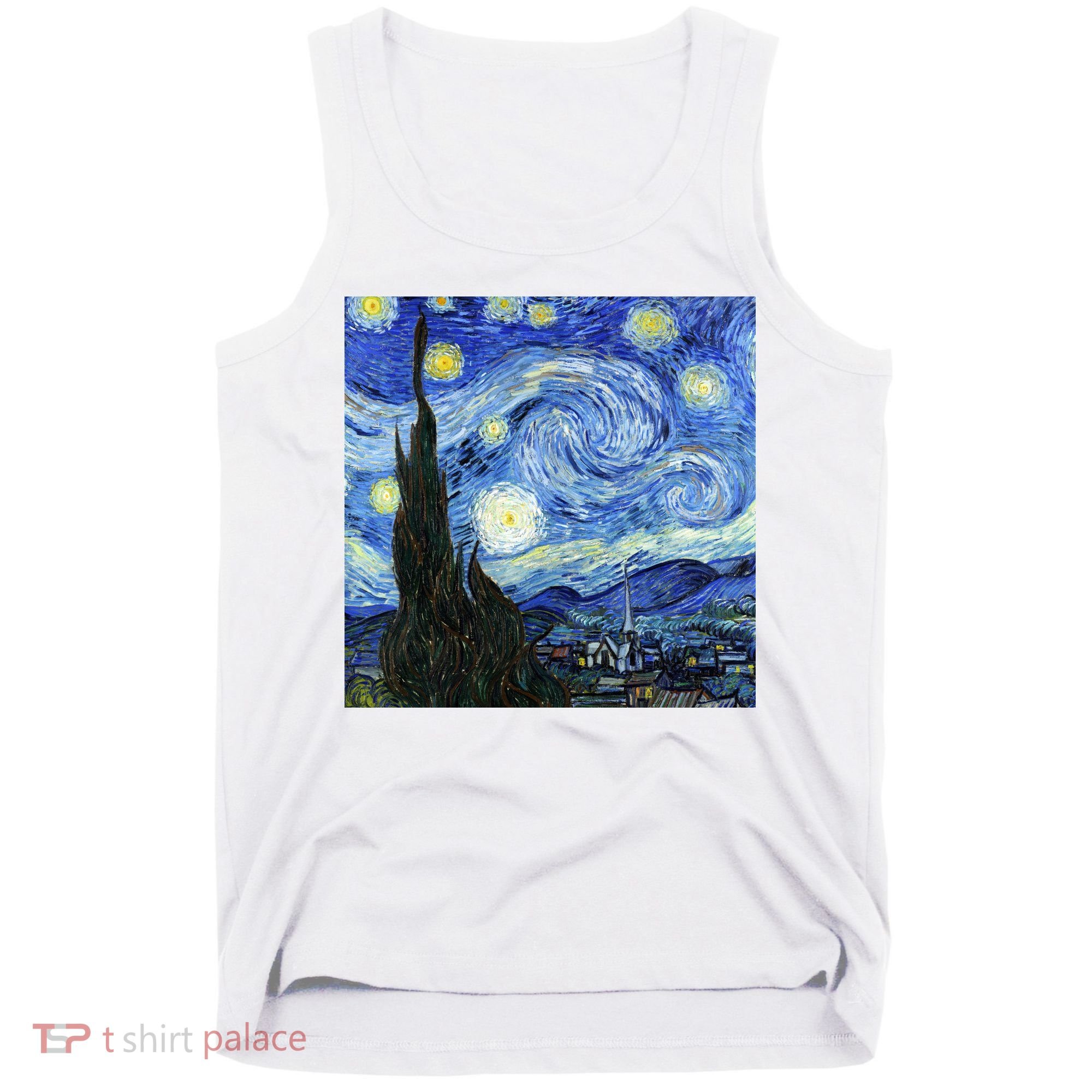 The Starry Night By Vincent Van Gogh Tank Top