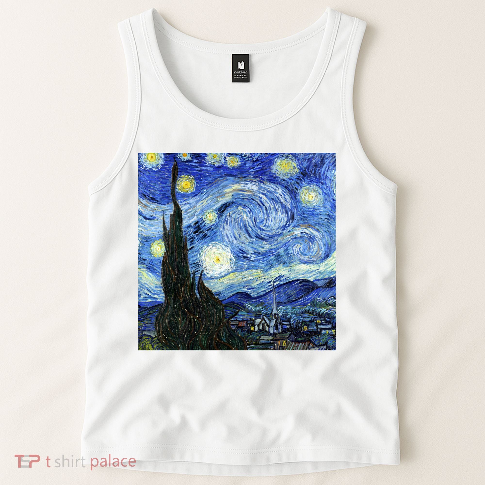 The Starry Night By Vincent Van Gogh Tank Top