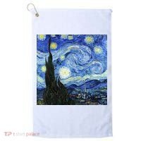 The Starry Night By Vincent Van Gogh Golf Towel thumb 0