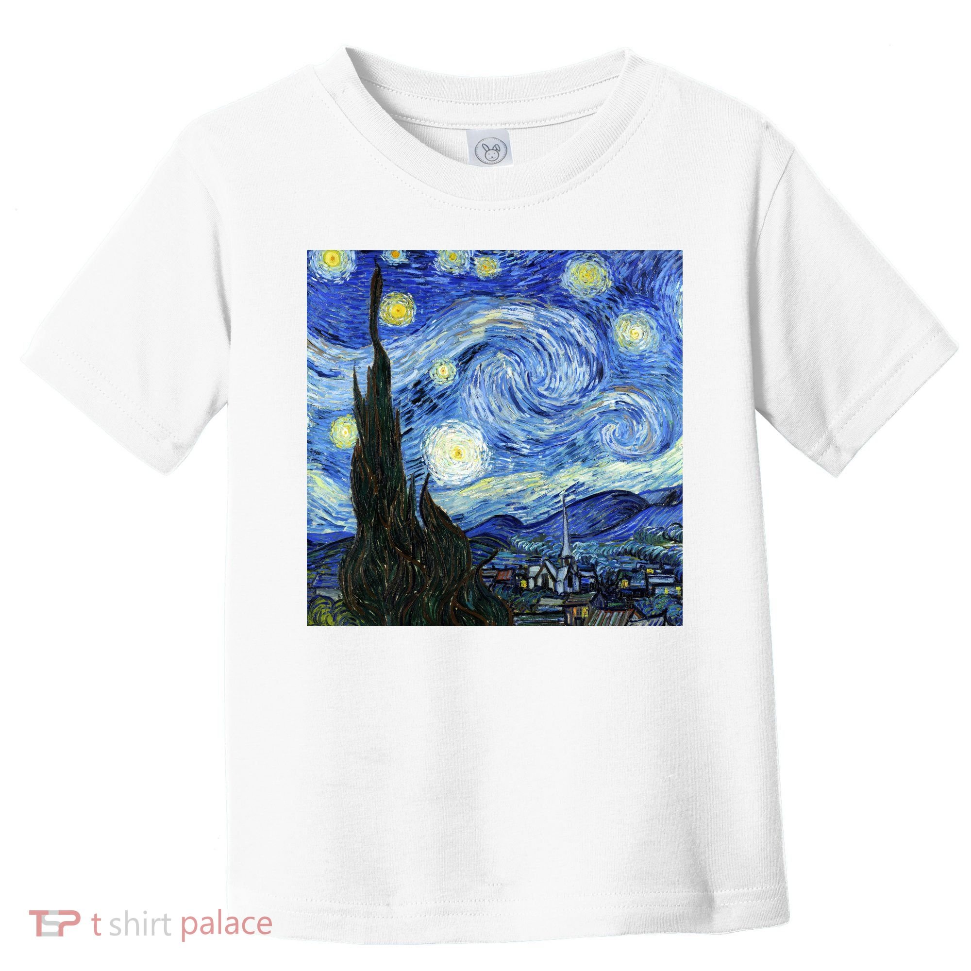 The Starry Night By Vincent Van Gogh Toddler T-Shirt