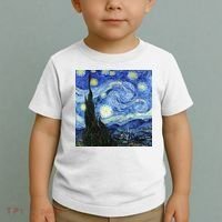 The Starry Night By Vincent Van Gogh Toddler T-Shirt thumb 2