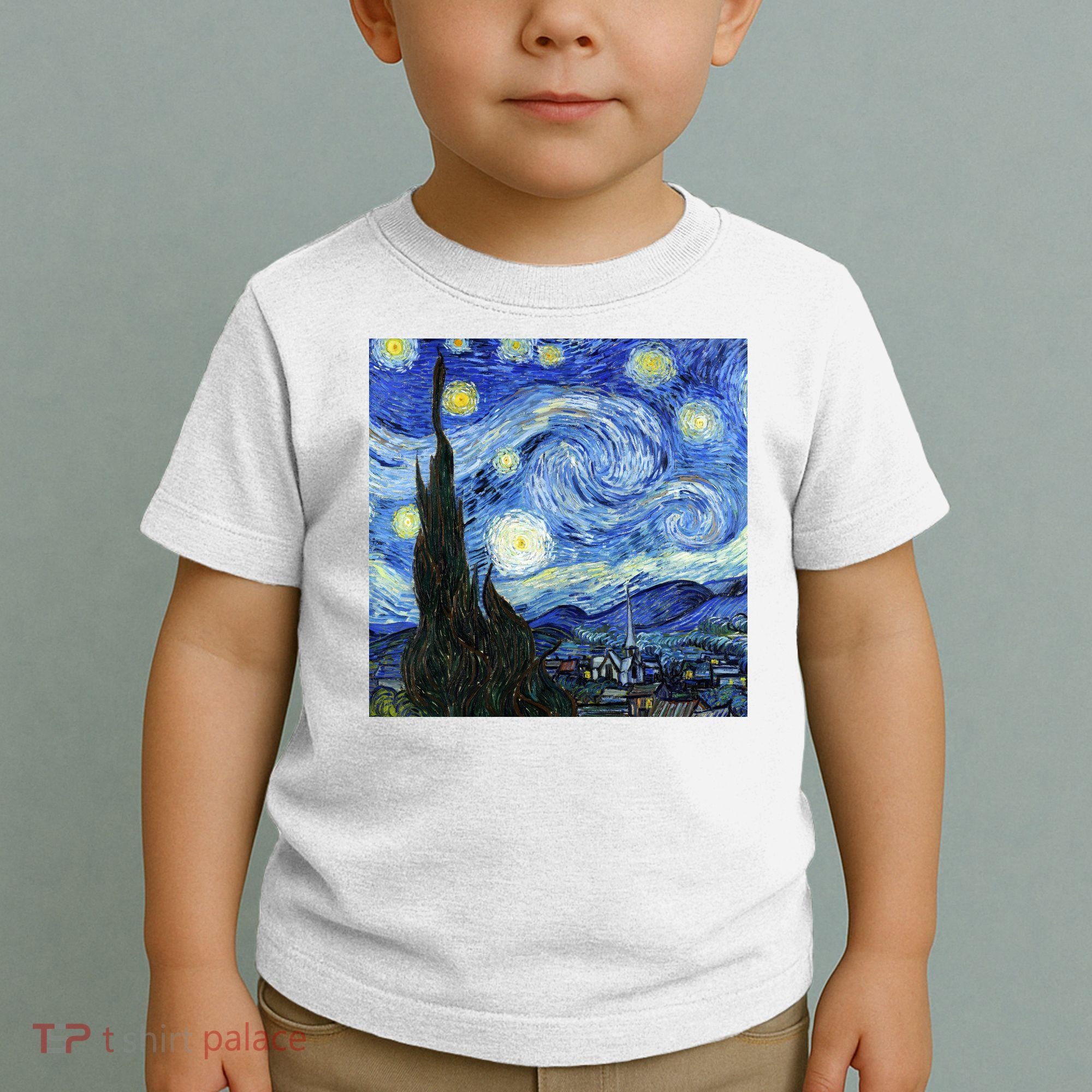 The Starry Night By Vincent Van Gogh Toddler T-Shirt