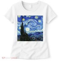 The Starry Night By Vincent Van Gogh Women's T-Shirt thumb 0