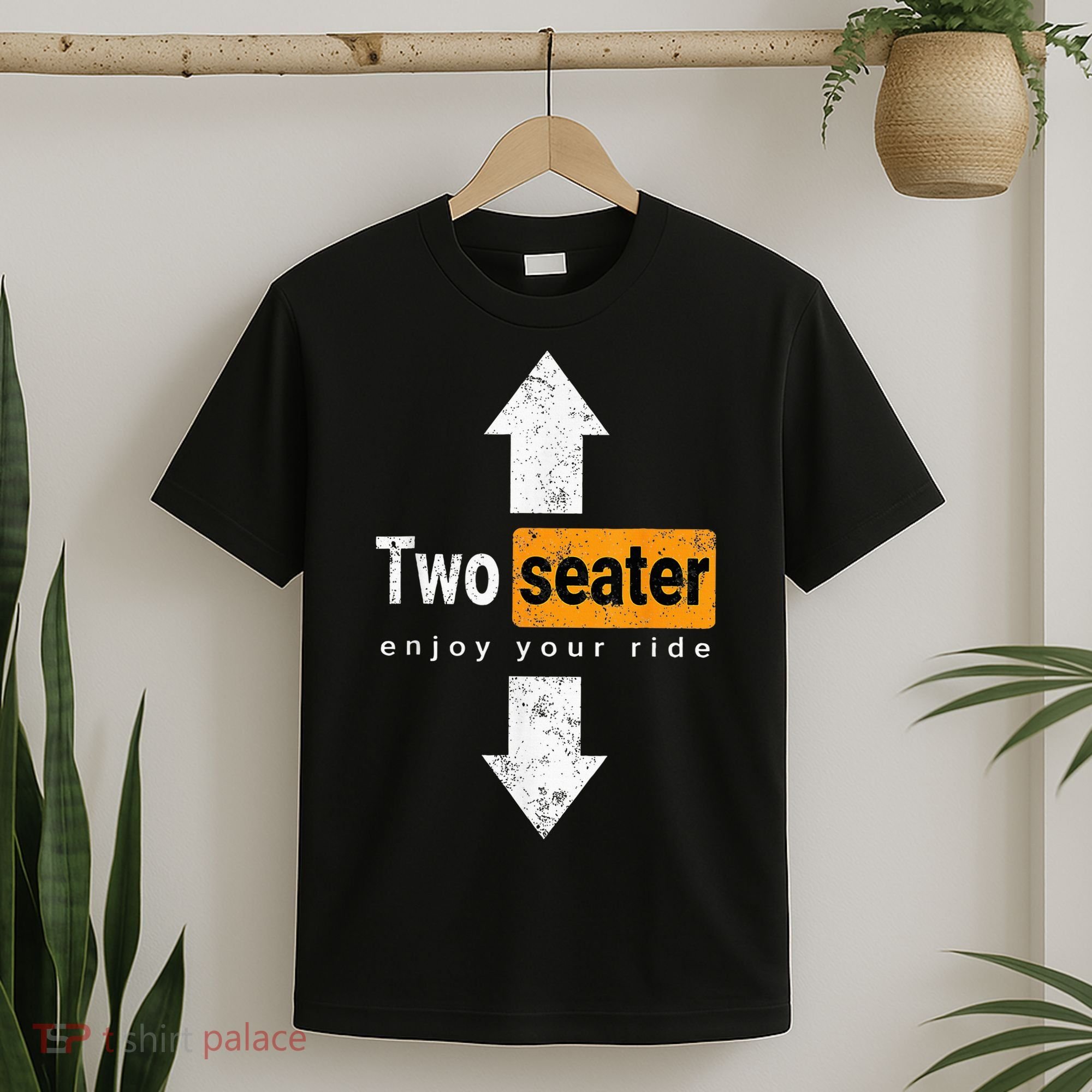 Two Seater Naughty Dirty Adult Humor T-Shirt