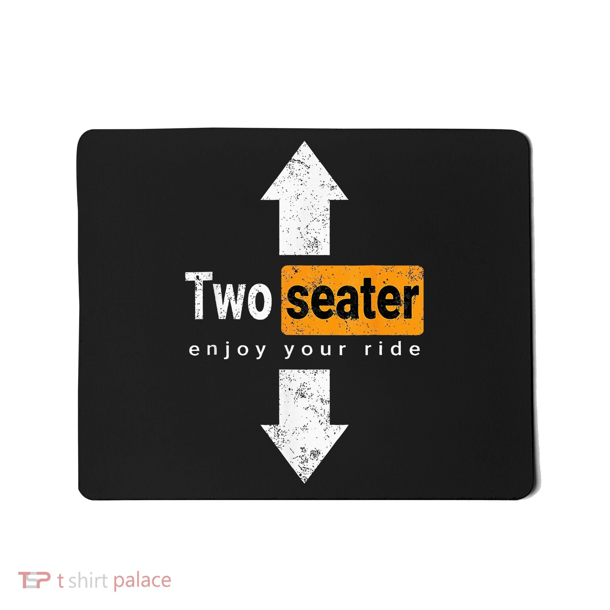 Two Seater Naughty Dirty Adult Humor Mousepad