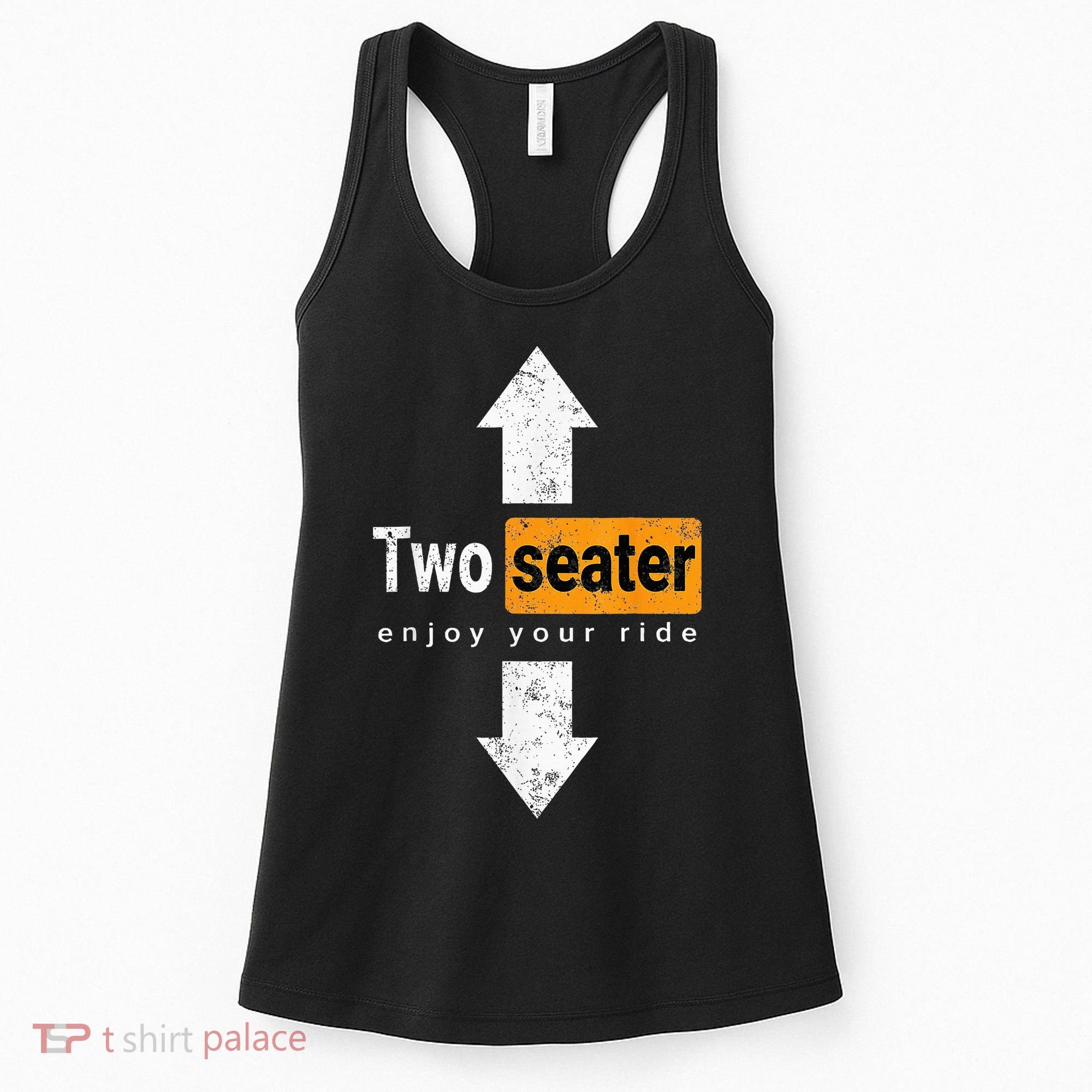 Two Seater Naughty Dirty Adult Humor Women's Tank Top